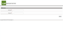 Tablet Screenshot of laf.legalserver.org