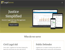 Tablet Screenshot of legalserver.org